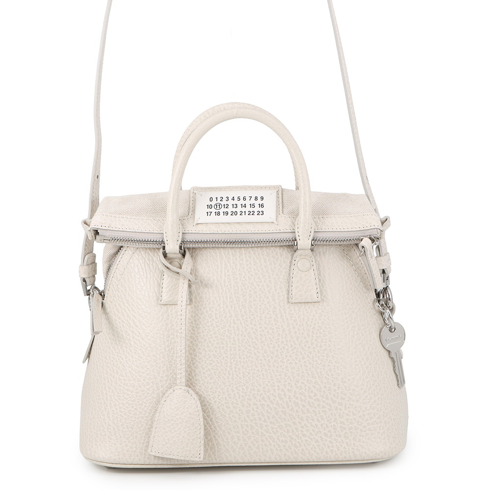 メゾンマルジェラ ハンドバック 5AC ミニ なめし革 帆布 S56WG0082 Maison Margiela 2WAY 【楽になること引きうける】 【中古】  メゾンマルジェラ 御徒面子 Maison Margiela BAG