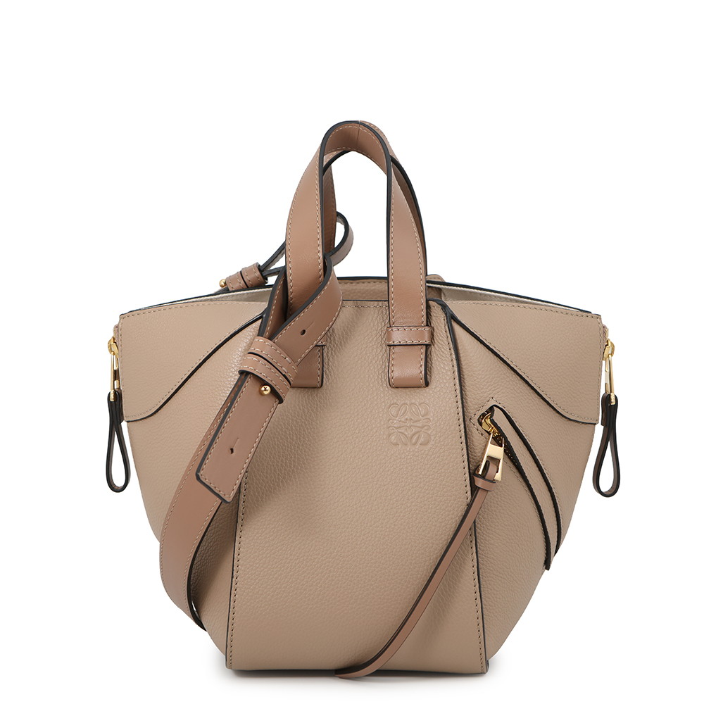 ロエベ ハンドバック ハンモック御徒面子 パウダーコンパクト ソフトグレインカーフレザー A538H13X03 LOEWE 2way ベージュ 【楽になること引き受ける】 【中古】  ロエベ 御徒面子 レディース LOEWE BAG