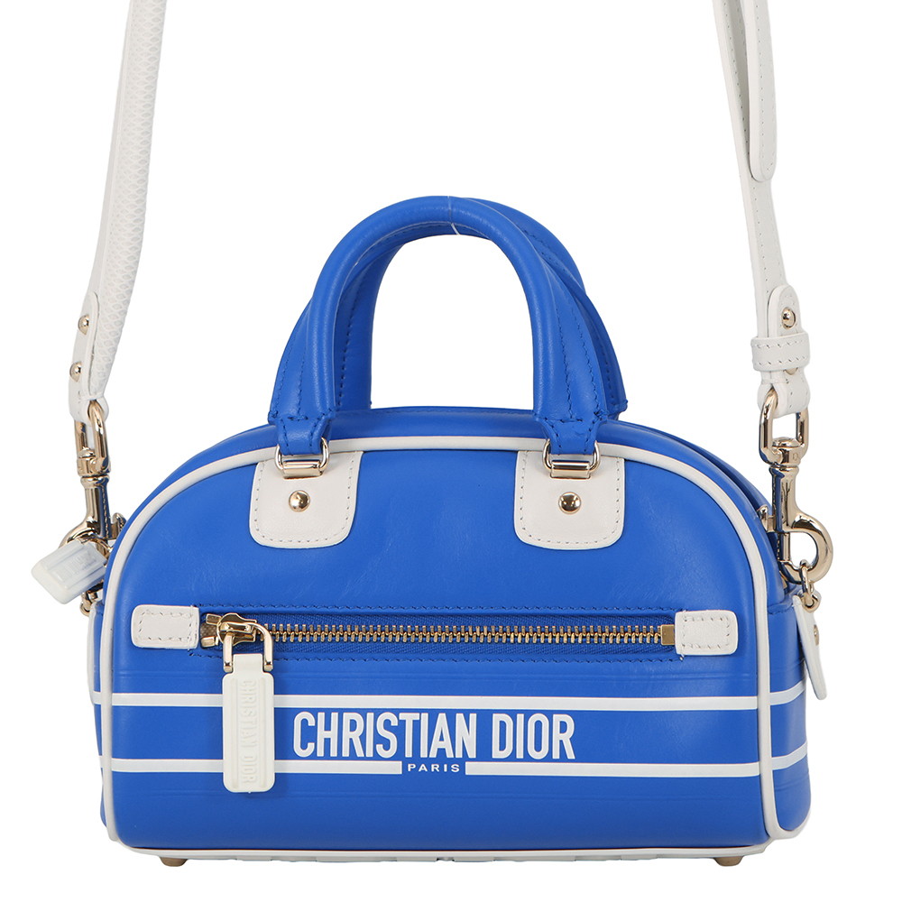 ディオール ハンドバッグ ヴァイブ VIBE マイクロ ボーリングバッグ レザー Christian Dior 2way 【安心保証】 【中古】 クリスチャン・ディオール バッグ Christian Dior BAG|ギャラリーレア店