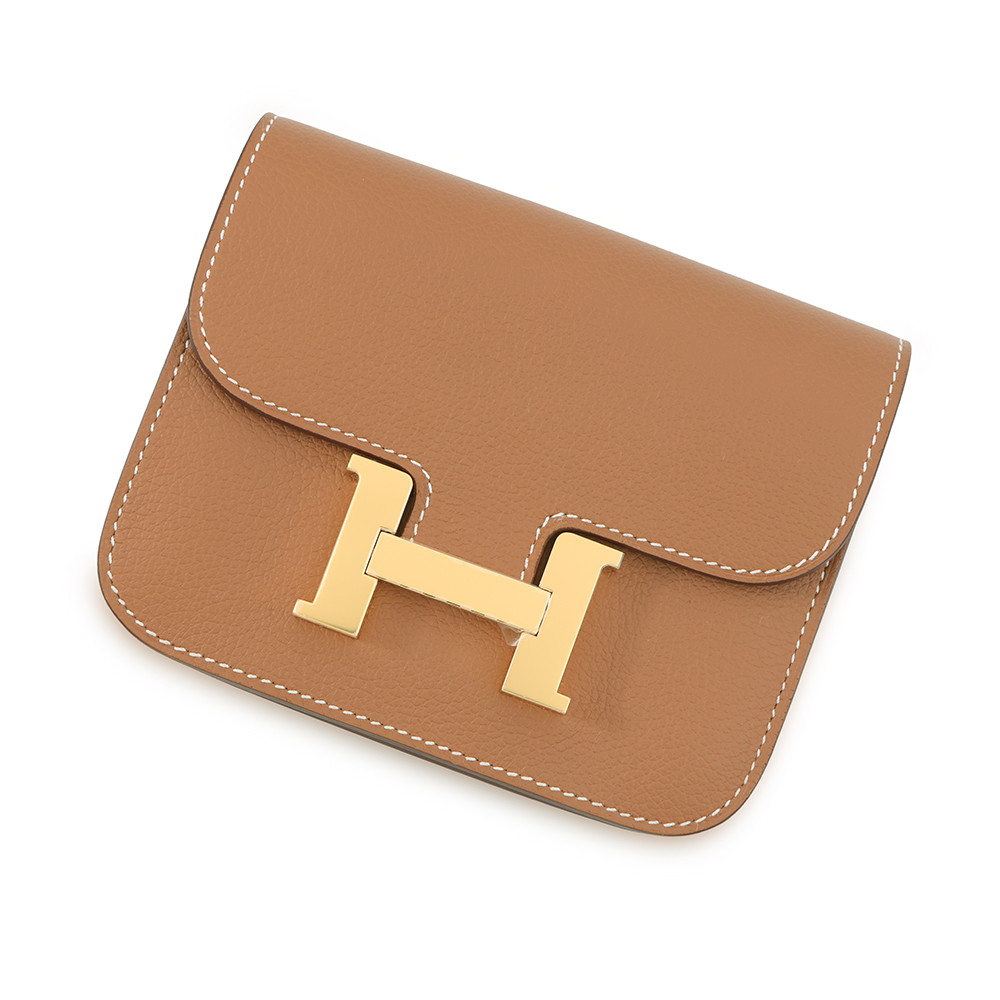 エルメス 銭入れ コンスタンス か細い ゴールド/ゴールド金具 エバーカラー G目じるし HERMES 銭入れ エルメス 銭入れ エルメス HERMES WALLET