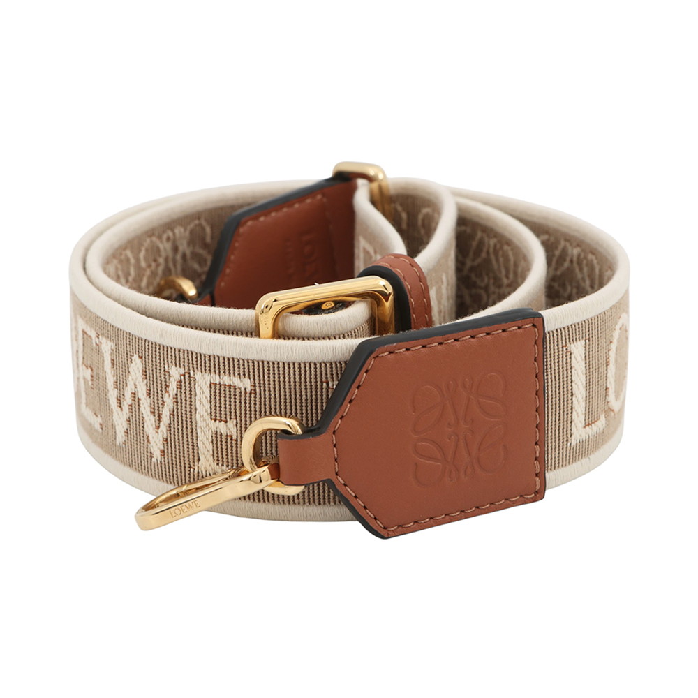 ロエベ ストラップ アナ瓦 ジャカード なめし革 C073T87X01 LOEWE 【楽になること引きうける】 【中古】 ロエベ ストラップ LOEWE BAG