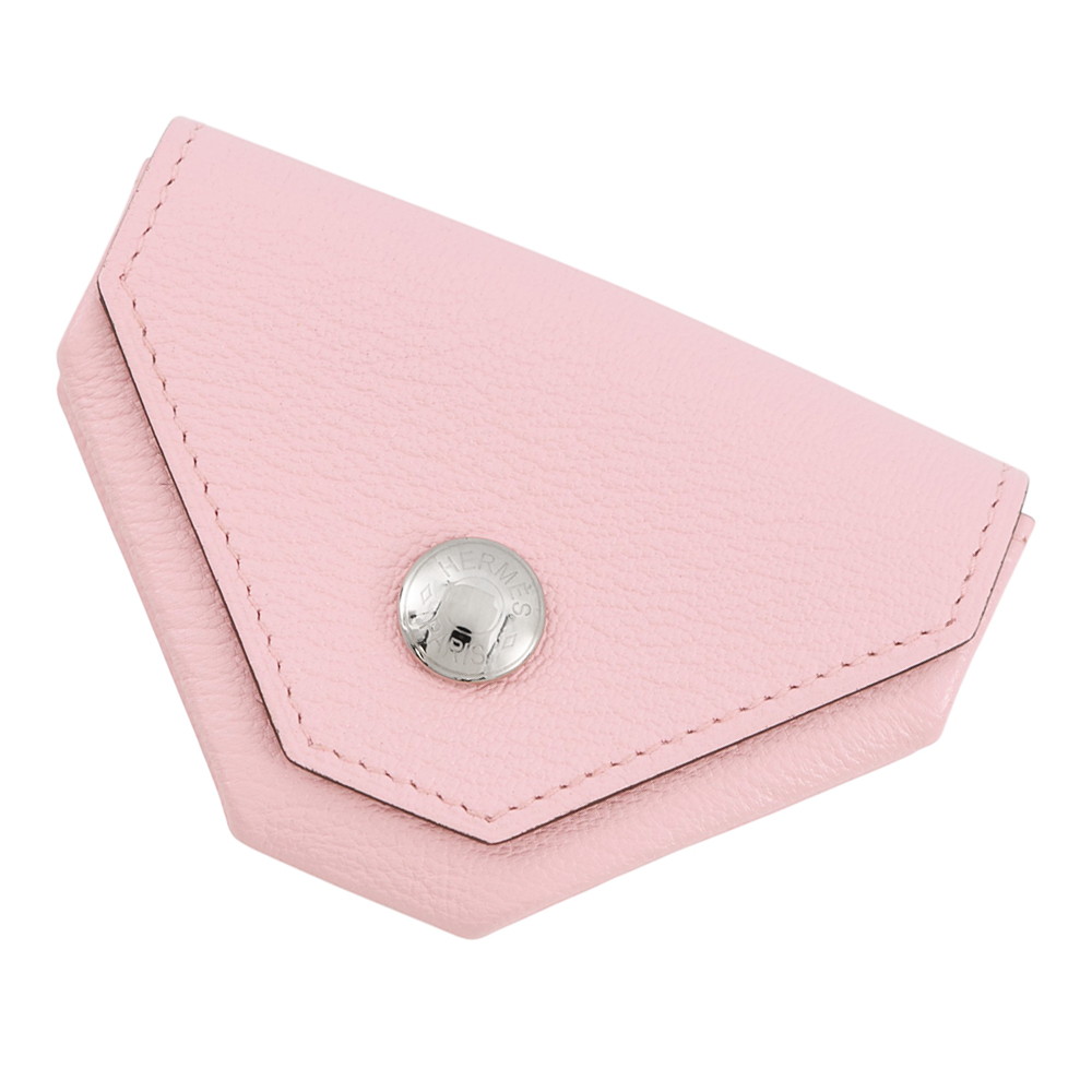 エルメス コインケース ル・ヴァンキャトル ヴェルソ サクラ色桜/カルメ焼/しろがね色金具 シェブルミゾル Z目じるし 札入れ 【中古】 エルメス 札入れ エルメス 御釣り入れ HERMES WALLET