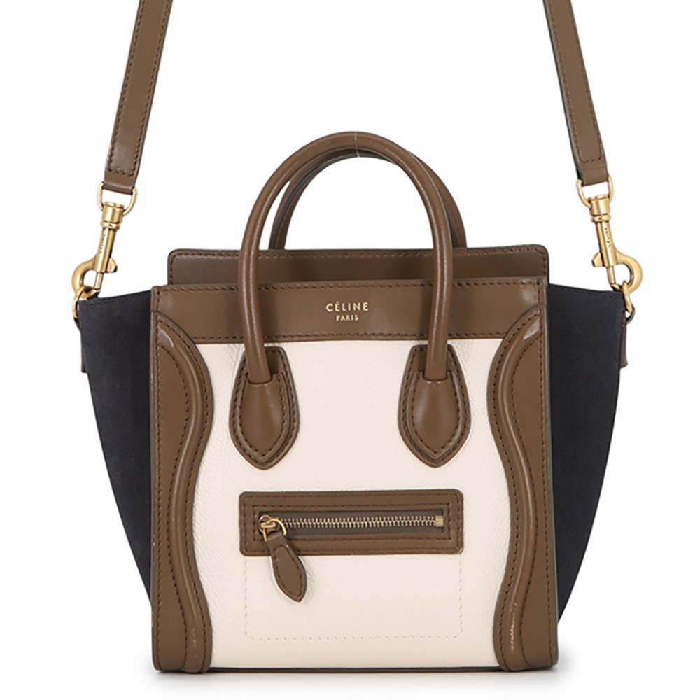 セリーヌ ハンドバック ラゲージ ナノショッパー 168243 CELINE 御徒面子 2wayショルダーバッグ 【楽になること引き受ける】 【中古】 セリーヌ 御徒面子 セリーヌ レディース CELINE BAG