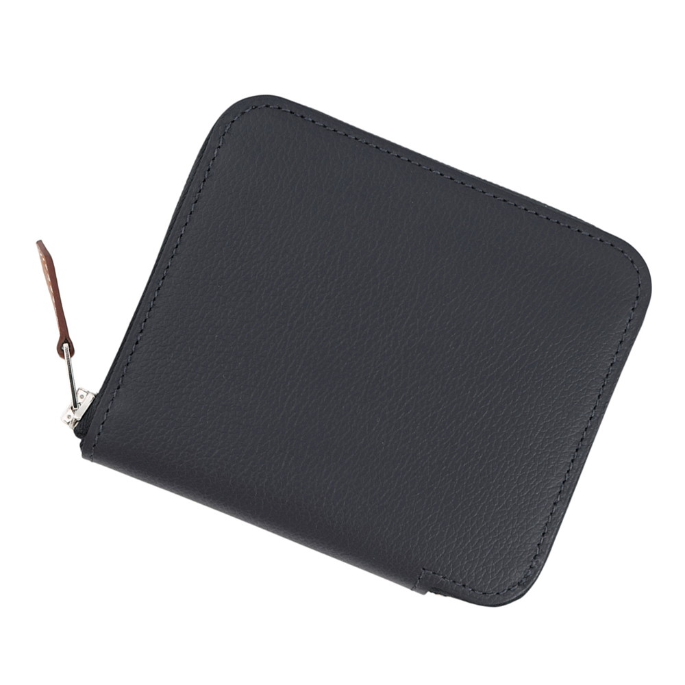 エルメス コインケース アザップコンパクト シルクイン キャバン/しろがね色金具 エバーカラー G目じるし HERMES 札入れ エルメス 札入れ エルメス 御釣り入れ HERMES WALLET