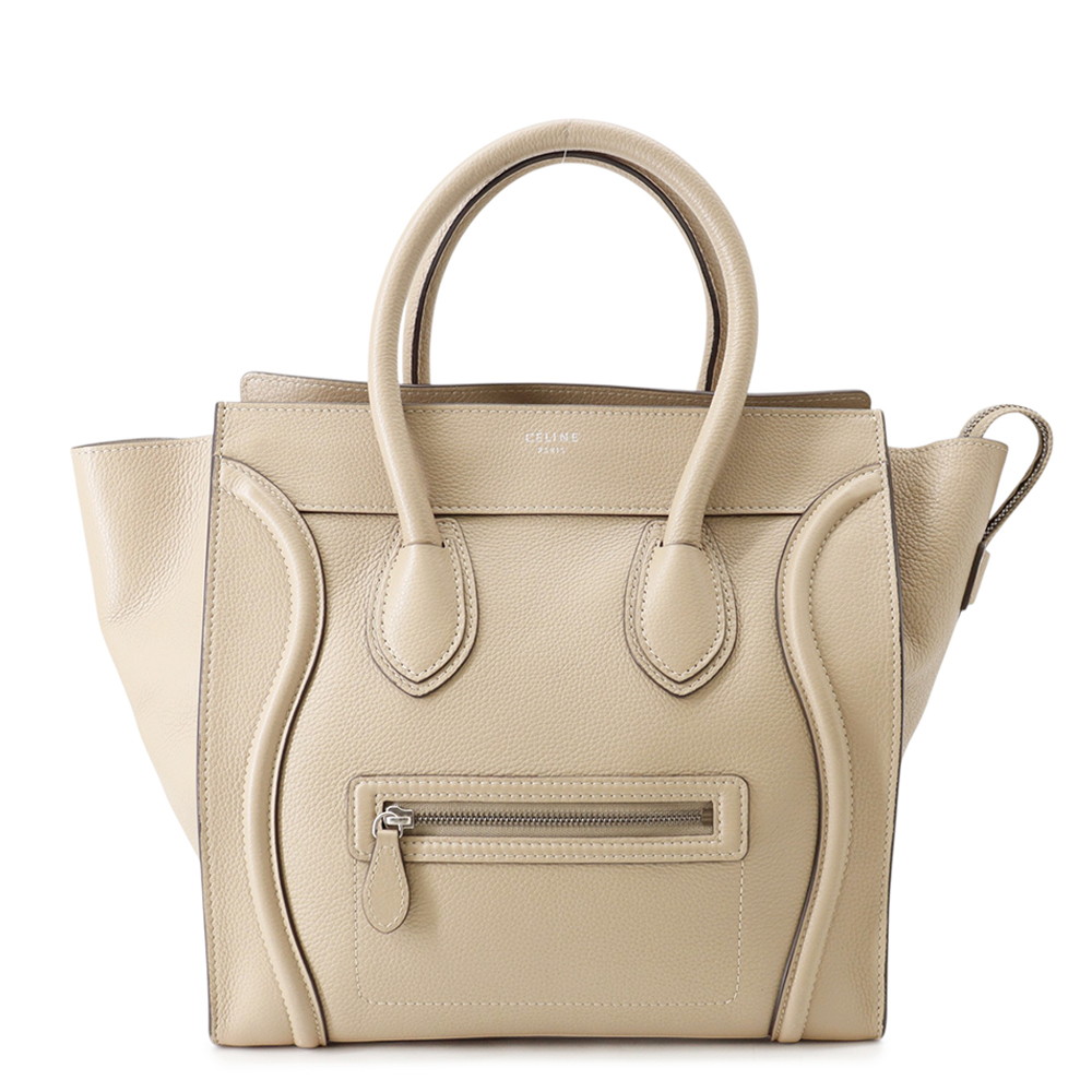 セリーヌ ハンドバッグ ラゲージ ショッパー ミニ レザーCELINE バッグ 【安心保証】 【中古】 セリーヌ バッグ CELINE BAG|ギャラリーレア店