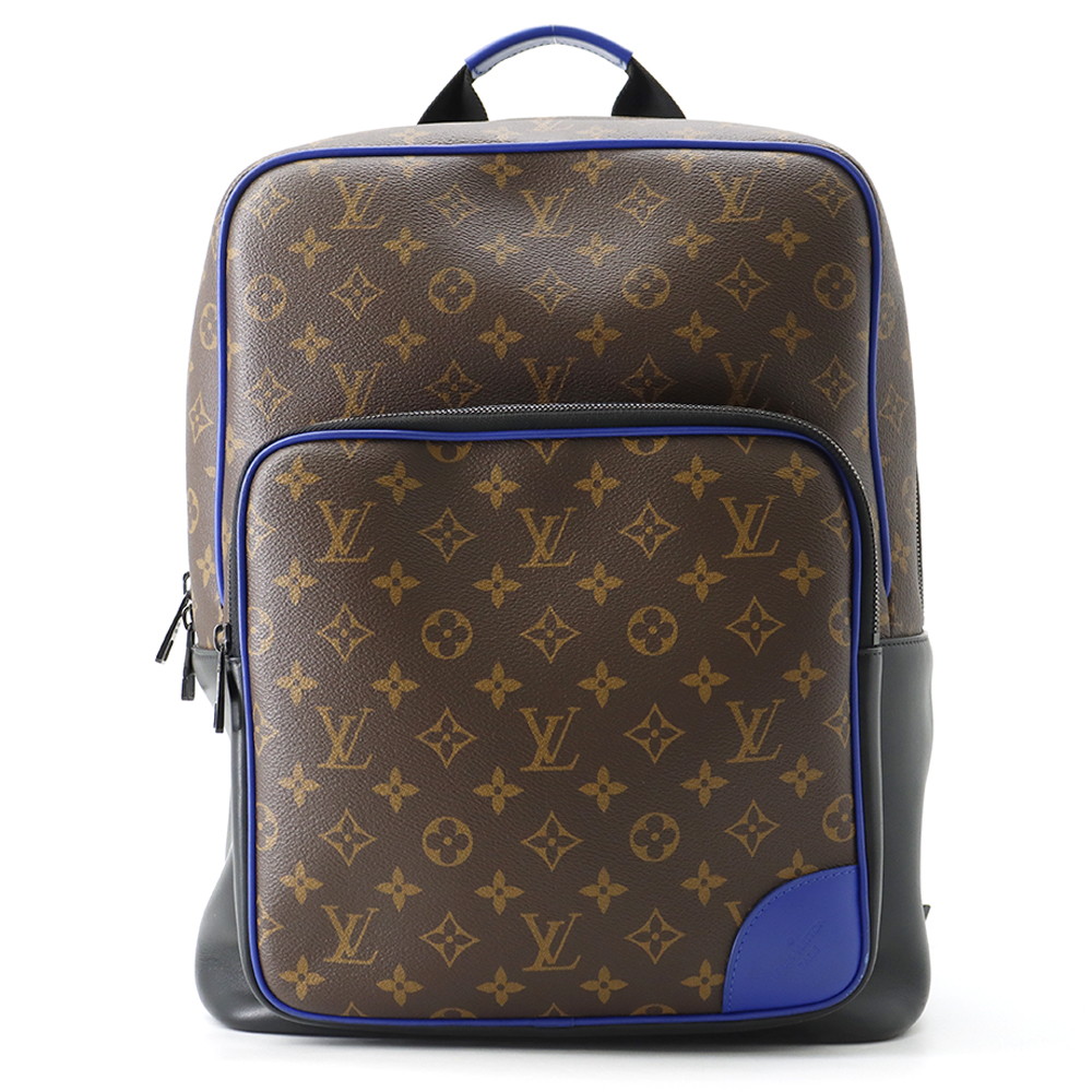 ルイヴィトン リュック モノグラム・マカサー ディーン・バックパック M45867 LOUIS VUITTON ヴィトン バッグ 黒 ブラック 【安心保証】 【中古】 ルイ・ヴィトン モノグラム ルイ ヴィトン バッグ メンズ LOUIS VUITTON BAG｜ギャラリーレア店