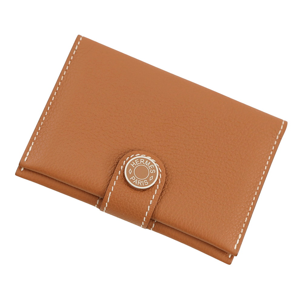 エルメス 歌留多入れもの RMS ゴールド/しろがね色金具 エバ―色合い K目じるし HERMES 名刺入れ 【楽になること引き受ける】 【中古】 エルメス 名刺入れ エルメス HERMES CARD