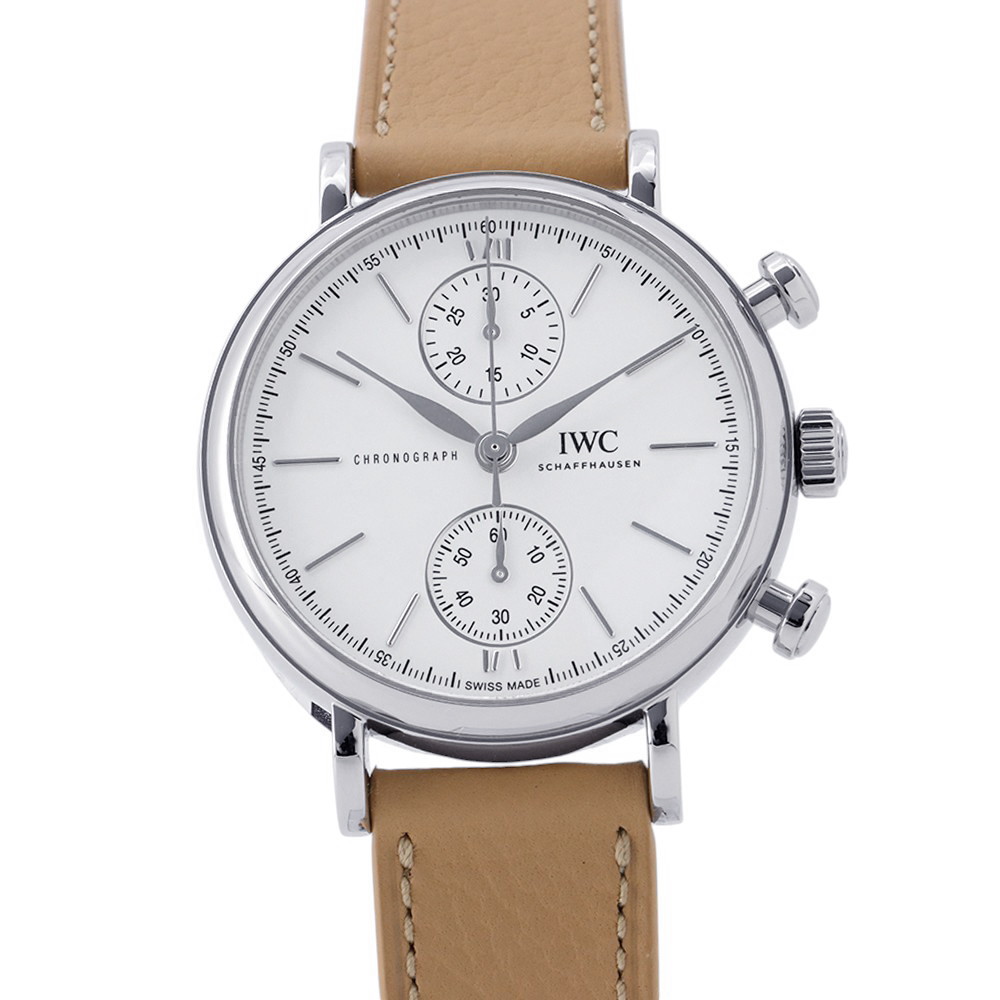 IWC ポートフィノ クロノグラフ 39 IW391502 腕時計 白文字盤 【中古】 IWC ポートフィノ IWC 中古｜ギャラリーレア店