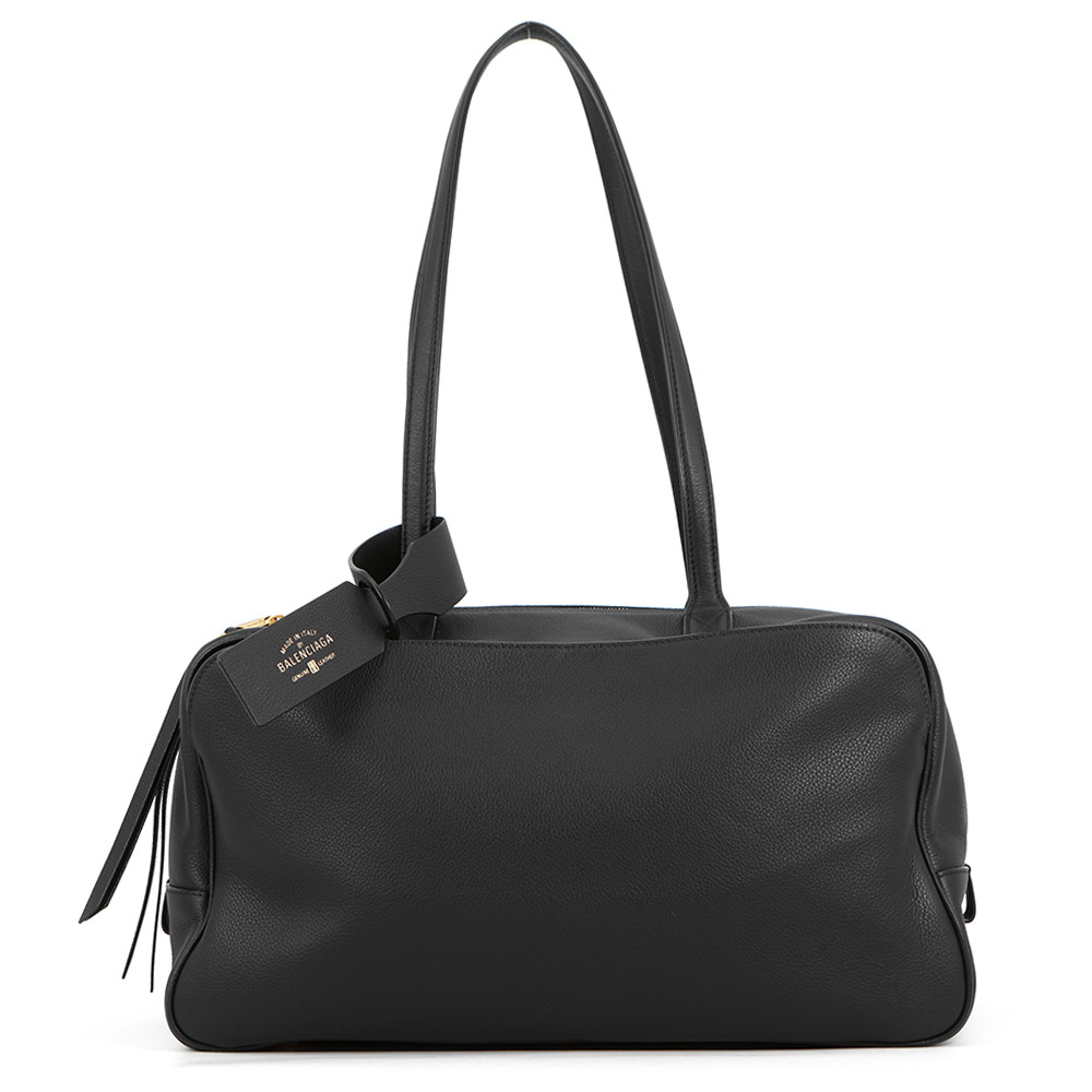バレンシアガ ショルダーバッグ キャリー ボーリング バッグ ミディアム 826425 BALENCIAGA バッグ 黒 【安心保証】 【中古】 バレンシアガ バッグ レディース BALENCIAGA BAG｜ギャラリーレア店