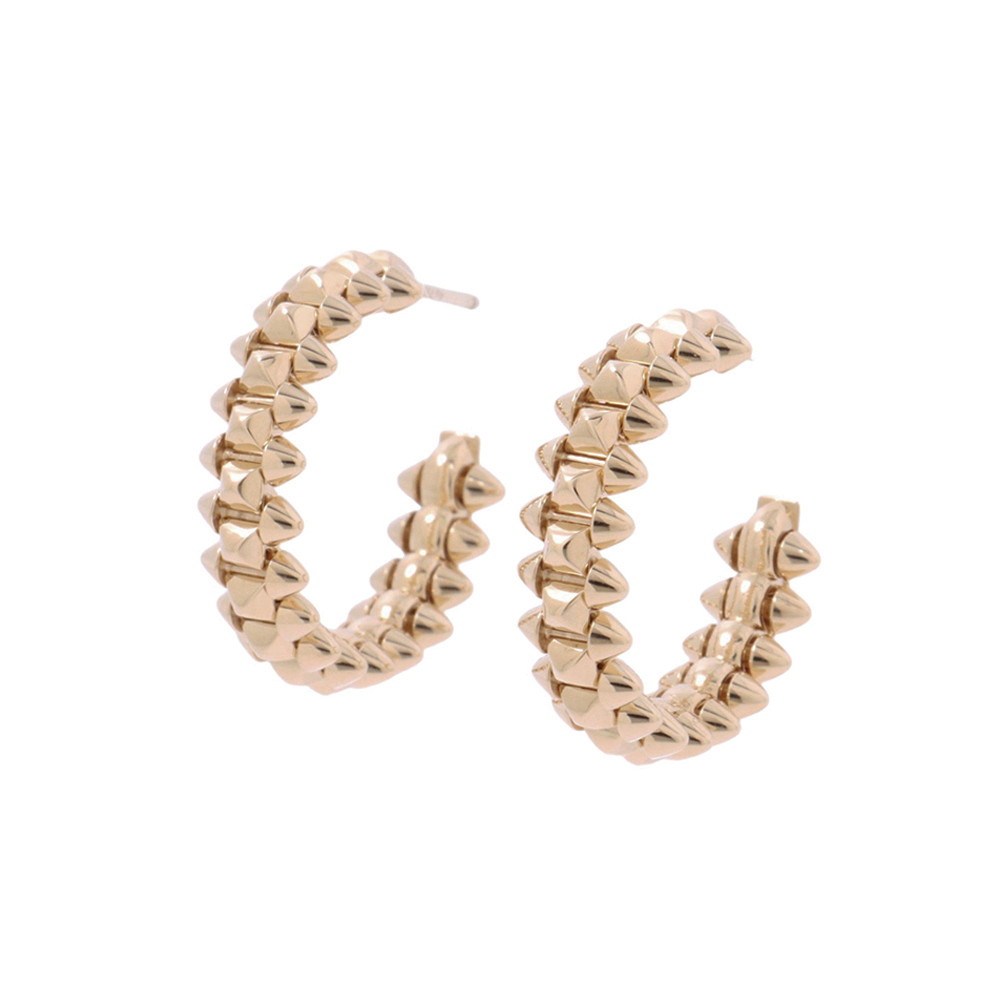 カルティエ ピアス クラッシュ ドゥ カルティエ イヤリング SM スモールモデル K18YG B8301490 Cartier ジュエリー 【安心保証】 【中古】 カルティエ クラッシュ ドゥ カルティエ Cartier 中古｜ギャラリーレア店
