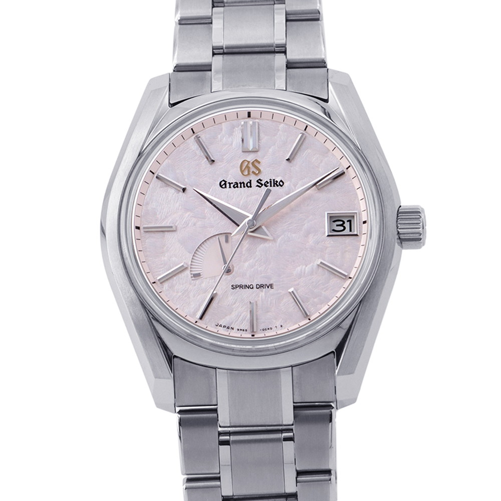 セイコー グランドセイコー ヘリテージコレクション SBGA413 SEIKO 花筏 グレイッシュピンク文字盤 【安心保証】 【中古】 セイコー グランドセイコー SEIKO セイコー 中古|ギャラリーレア店