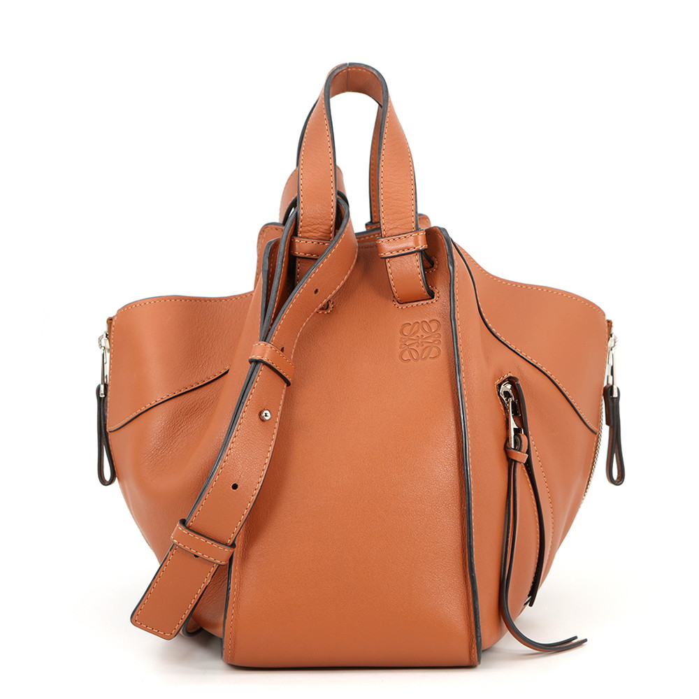 ロエベ ハンドバッグ ハンモック スモール カーフレザー 387.30.N60 LOEWE 2way 【安心保証】 【中古】 ロエベ バッグ LOEWE BAG|ギャラリーレア店
