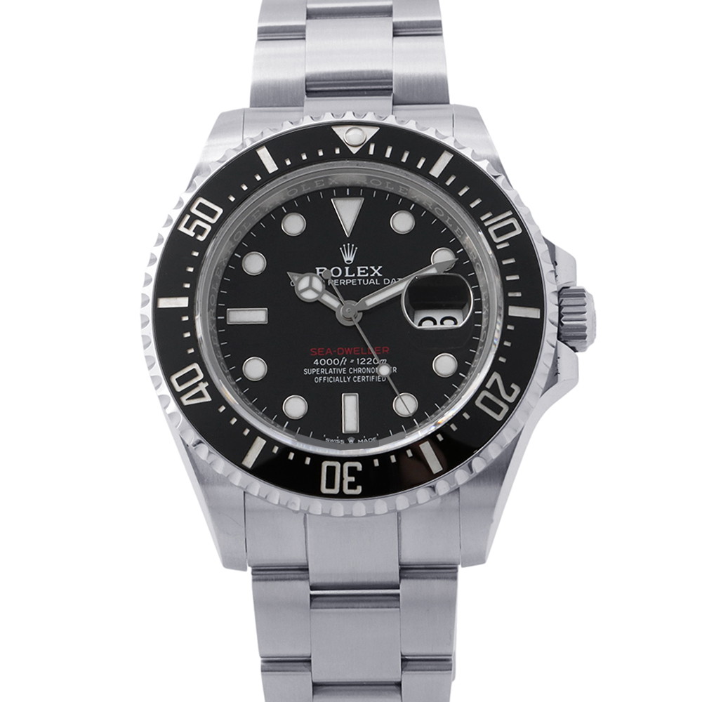 ロレックス シードゥエラー ランダムシリアル ルーレット 126600 ROLEX 腕時計 黒文字盤 【安心保証】 【中古】 ロレックス シードゥエラー ROLEX ロレックス 中古|ギャラリーレア店