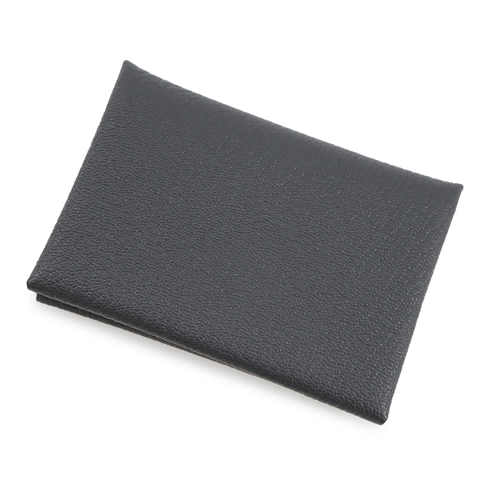 エルメス コインケース カルヴィ デュオ グリミスティ/シルバー金具 シェブルミゾル G刻印 【中古】 エルメス 財布 エルエス 小銭入れ カードケース HERMES WALLET｜ギャラリーレア店