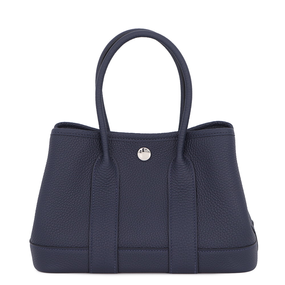 エルメス トートバッグ ネオ・ガーデン 23 ガーデンパーティ ブルーネイビー/シルバー金具 ネゴンダ G刻印 【中古】 エルメス バッグ エルメス ハンドバッグ HERMES BAG|ギャラリーレア店