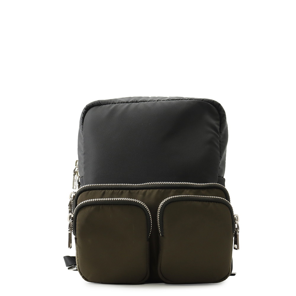 プラダ リュック ポケット バックパック ナイロン 2VZ043 PRADA バッグ リュックサック 黒 【安心保証】 【中古】 プラダ バッグ PRADA BAG｜ギャラリーレア店