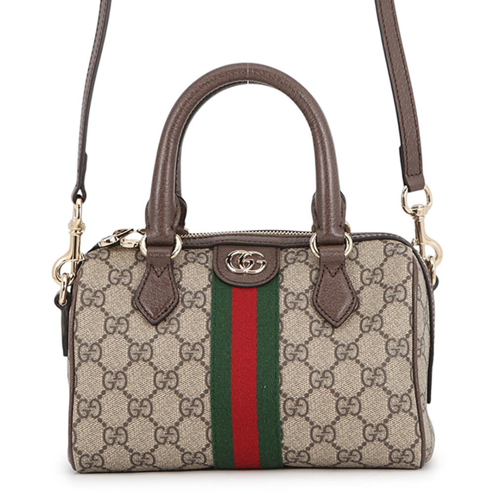 グッチ ハンドバッグ オフィディア ボストンバッグ スモール GGスプリーム 772053 GUCCI バッグ 2way ショルダーバッグ 【安心保証】 【中古】 グッチ バッグ GUCCI BAG｜ギャラリーレア店