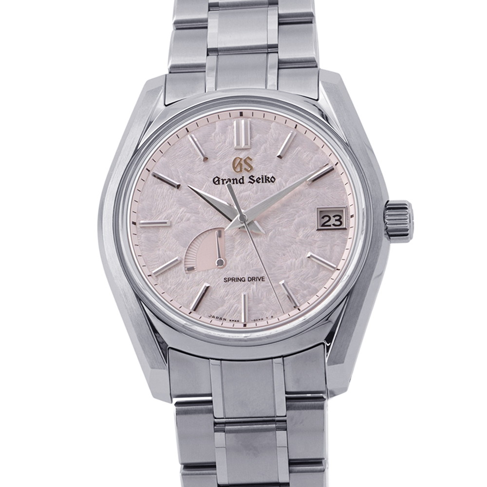 セイコー グランドセイコー ヘリテージコレクション SBGA443 SEIKO 花筏 グレイッシュピンク文字盤 【中古】 セイコー グランドセイコー SEIKO セイコー 中古｜ギャラリーレア店