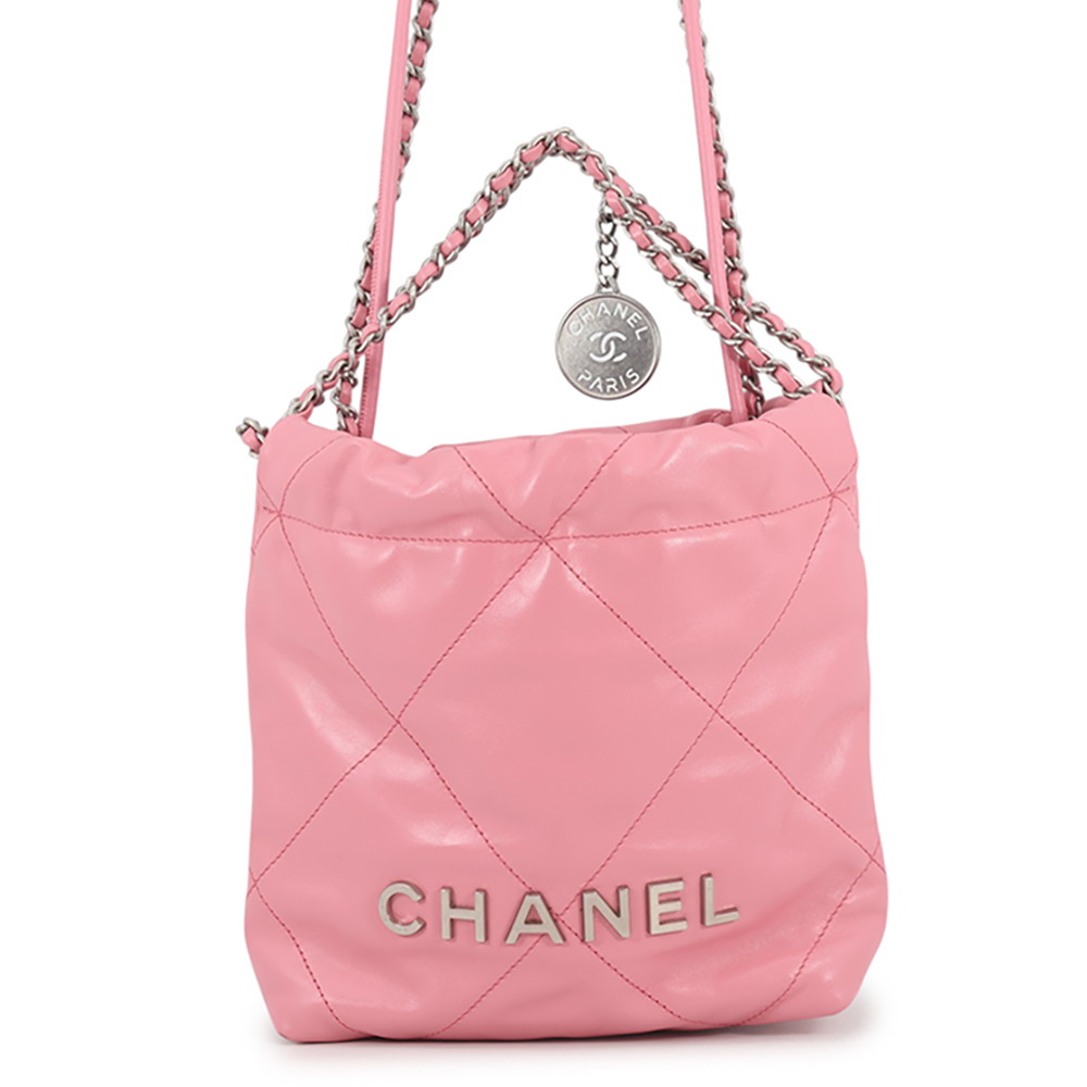 シャネル ハンドバッグ CHANEL 22 ミニ ココマーク シャイニーカーフスキン AS3980 CHANEL 2wayショルダーバッグ 【安心保証】 【中古】 シャネル バッグ シャネル レディース CHANEL BAG｜ギャラリーレア店