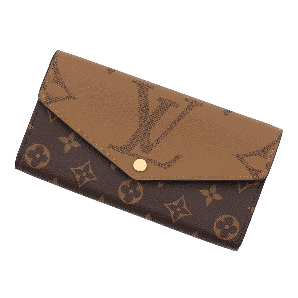 ルイヴィトン 長財布 モノグラム・ジャイアント リバース ポルトフォイユ・サラ M80726 LOUIS VUITTON 財布 【中古】 ルイ・ヴィトン 財布 ルイ ヴィトン LOUIS VUITTON WALLET|ギャラリーレア店