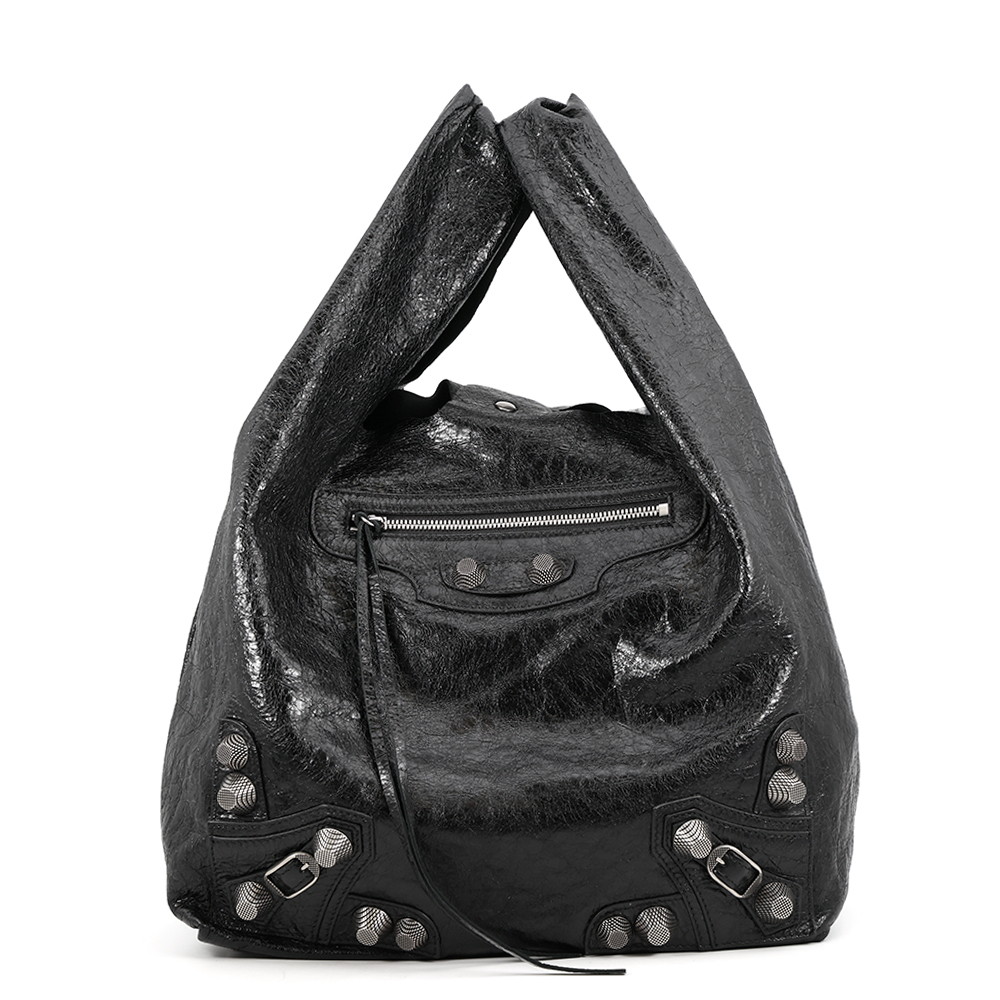 バレンシアガ トートバッグ ル カゴール ショッパーバッグ ラムスキン 780976 BALENCIAGA 黒 【安心保証】 【中古】 バレンシアガ バッグ BALENCIAGA BAG｜ギャラリーレア店
