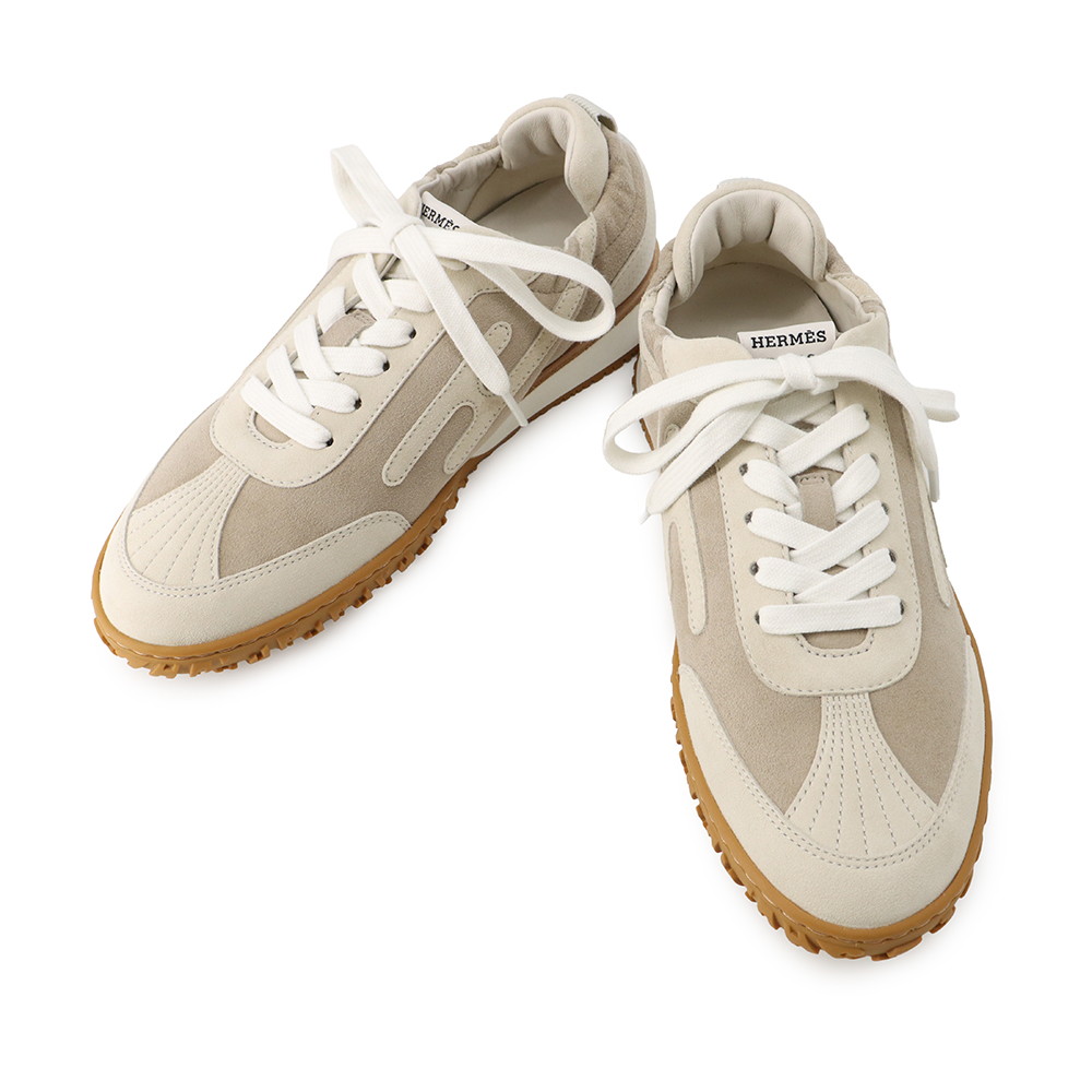 エルメス スニーカー ジェット レザー スエード レディースサイズ36 HERMES 靴 エルメス スニーカー HERMES SNEAKERS|ギャラリーレア店