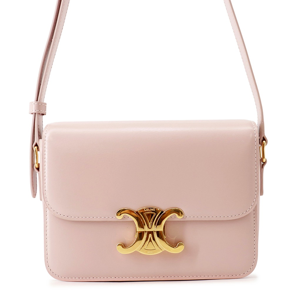 セリーヌ ショルダーバッグ ティーン トリオンフ レザー 188423 CELINE バッグ 【安心保証】 【中古】 セリーヌ バッグ CELINE BAG｜ギャラリーレア店
