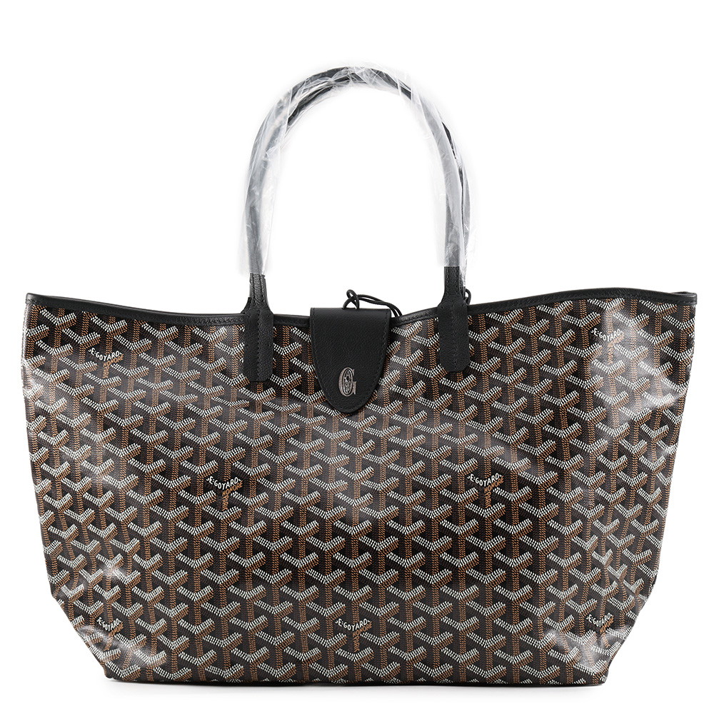 ゴヤール トートバッグ サンルイPM クリップ付 PVC/レザー STLCROPMLTY01CL01P GOYARD ポーチ付き 黒 ゴヤール バッグ GOYARD BAG|ギャラリーレア店