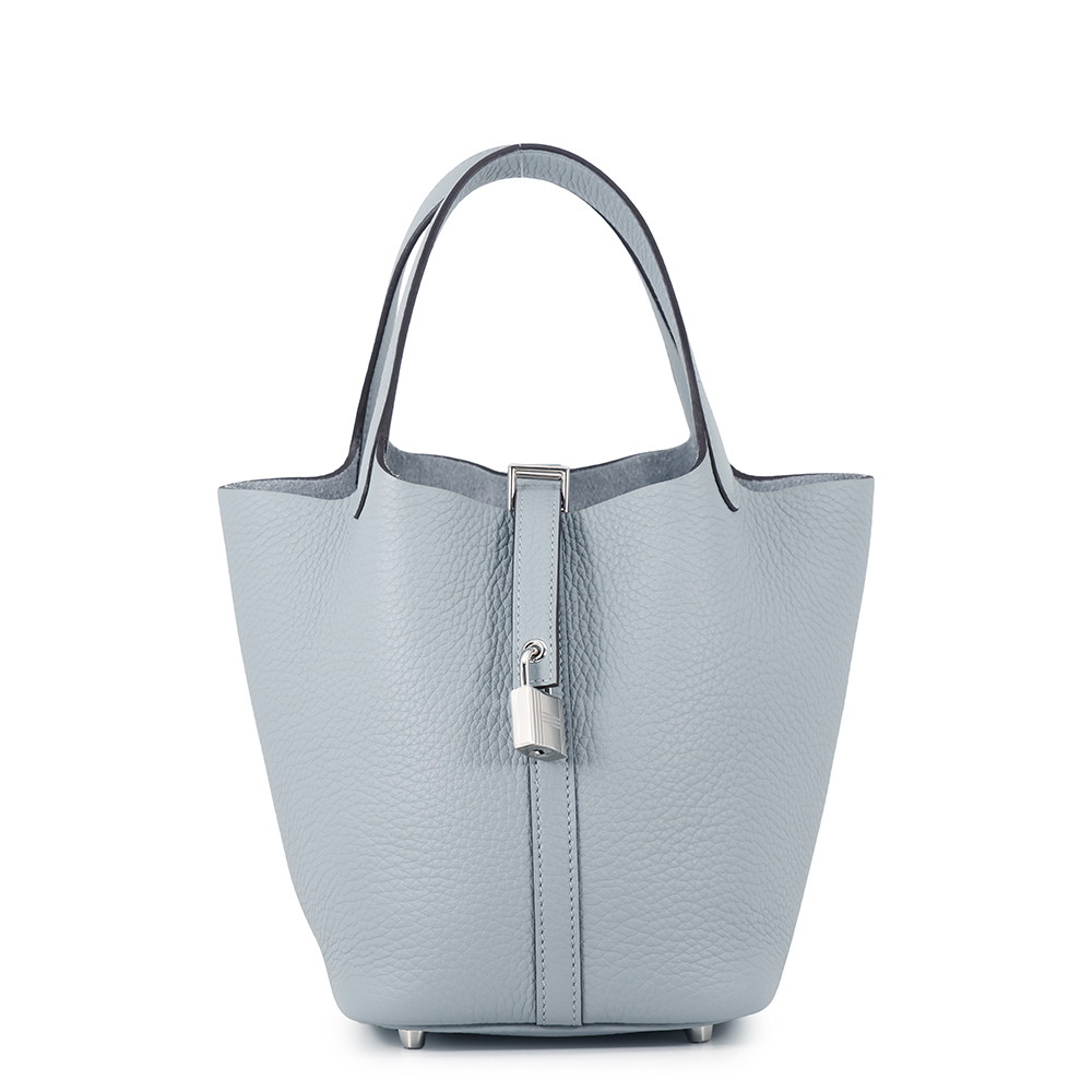 エルメス ハンドバッグ ピコタンロックPM グリパンタン/シルバー金具 トリヨンクレマンス G刻印 HERMES 【中古】 エルメス ピコタンロック ピコタン エルメス バッグ エルメス レディース HERMES Picotin Lock HERMES BAG｜ギャラリーレア店