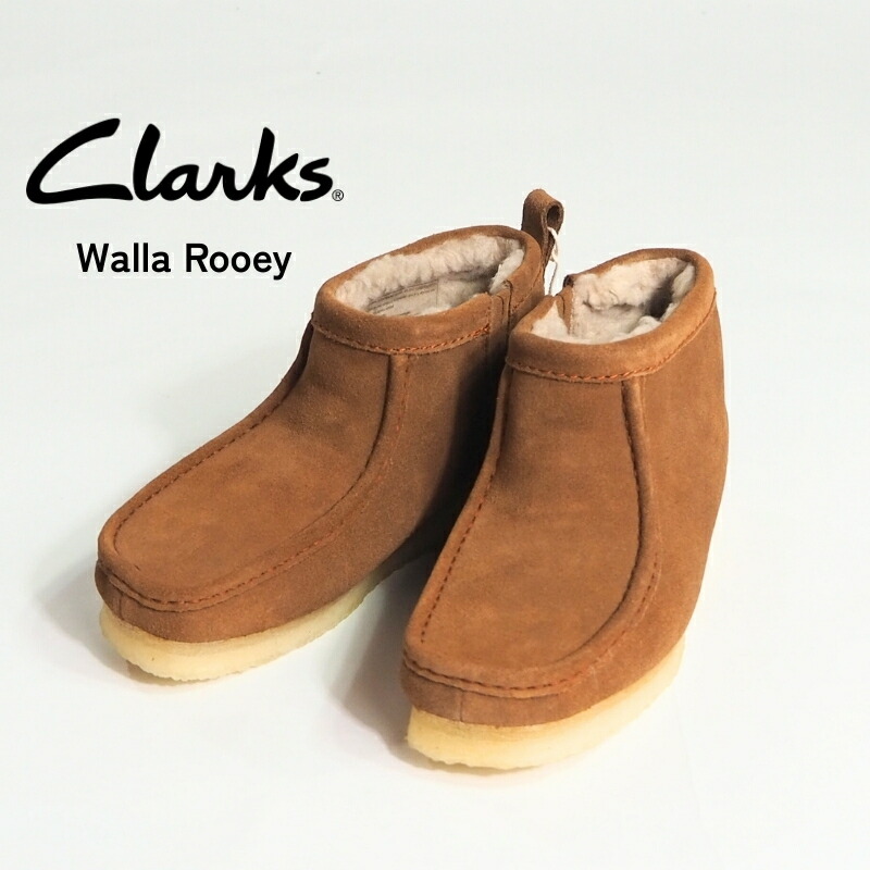 Clarks クラークス ワラ ルーイ ワラビーブーツ スエードクロス 革靴 Wallabee ( 26182696 ) ブーツ クラークスワラビー クラークスワラビーブーツ なめし革 クレープソール 定番 靴 シューズ メンズ レディース ブランド名 心地よい アメカジ 好いたらしいめ