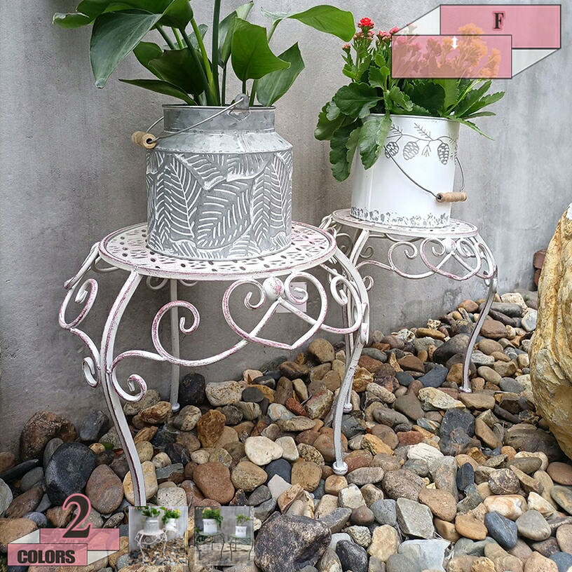 1000円OFFクーポン フラワースタンド プランタースタンド ガーデンラック ガーデニング プランター 花台 アイアン 植木鉢台 防錆 防食 収納ラック 屋外 棚 植木鉢 植物 観葉植物 スタンド 鉢スタンド プランター台 ガーデン ラック テラス パティオ gratiahome|グラティアHOME