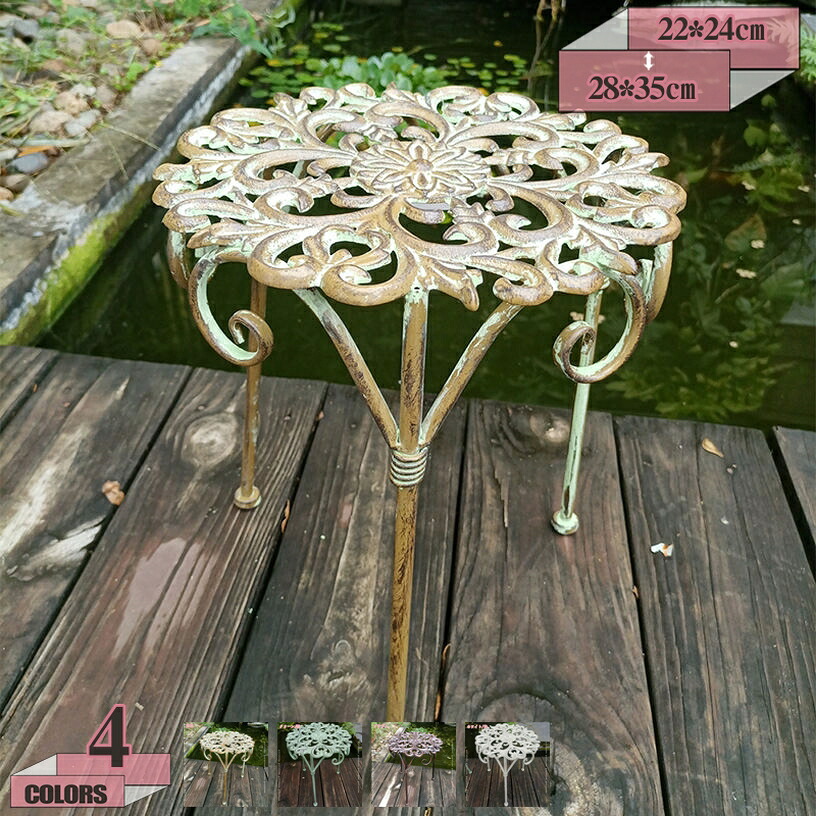 500円OFFクーポン フラワースタンド アートフラワーポットホルダー 鉢植え鉄プラントスタンド ホームの装飾ディスプレイラック パティオガーデン バルコニー 鉢植え 花台 プランタースタンド 観葉植物 植木鉢 北欧 飾り 鉄製 屋外 錆びない gratiahome｜グラティアHOME