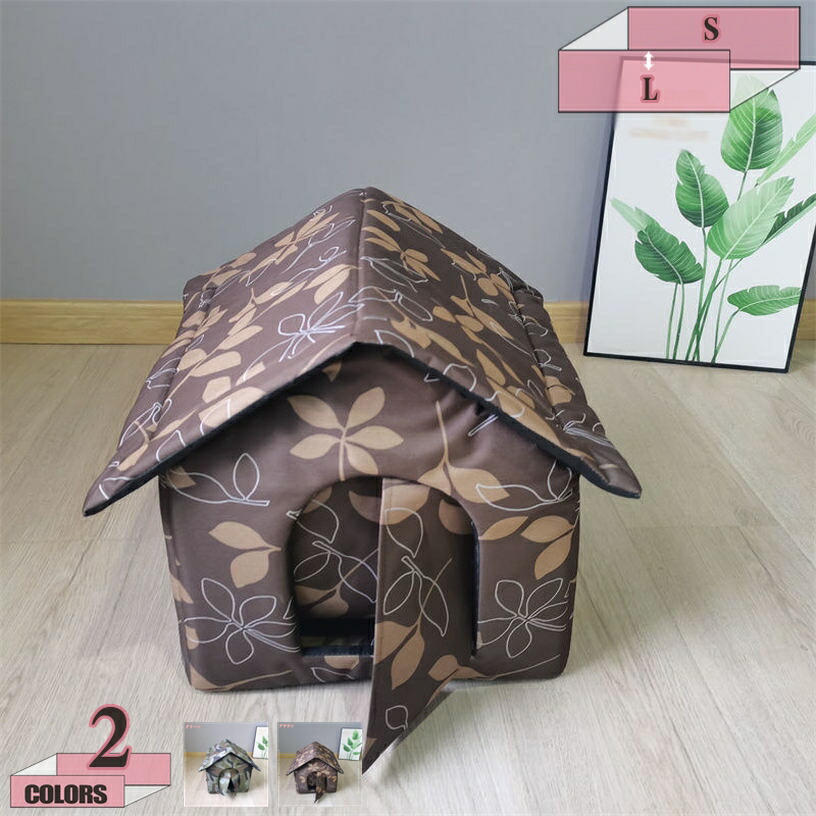 500円OFFクーポン キャットハウス 外猫ハウス 猫犬兼用 猫用品 ペットハウス 猫ハウス 屋外 野良 猫 小型犬 アウトドア 防水 防風 耐候性 安全 暖かい 子猫 厚め 隠れ家 猫小屋 外飼い 保温 防寒 滑り止め 冬 かわいい 四季通用 ネコ用品 gratiahome