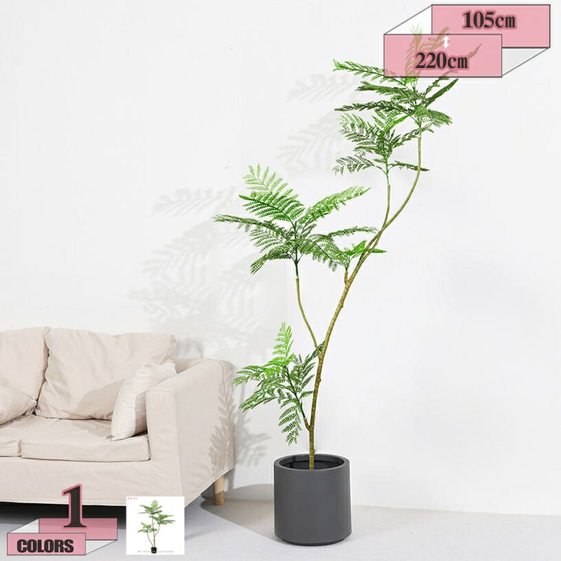 人工観葉植物 フェイクグリーン ジャカランダの木 造花 観葉樹 インテリアグリーン 世話がない 水やり不要 枯れない オフィス ホーム 室内 デコレーション おしゃれ かわいい 飾り プレゼント ギフト 鉢植え お祝い 部屋 リビング キッチン トイレ gratiahome