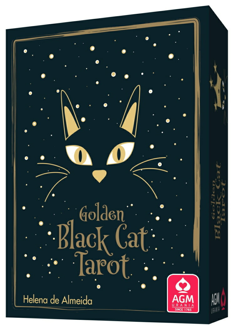 【正規品・直輸入】 ゴールデン ブラック キャット タロット GOLDEN BLACK CAT TAROT タロットカード専門店画像