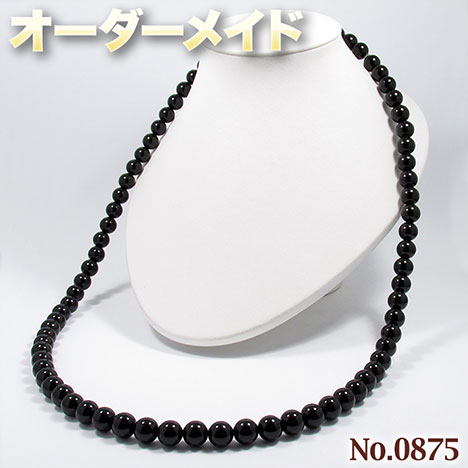 【心輝(もとき)様リクエスト商品】☆完全オーダーメイド☆パワーストーン・天然石・こんなの欲しい!◆No.0875◆・モリオンの10mm玉ロングネックレス♪