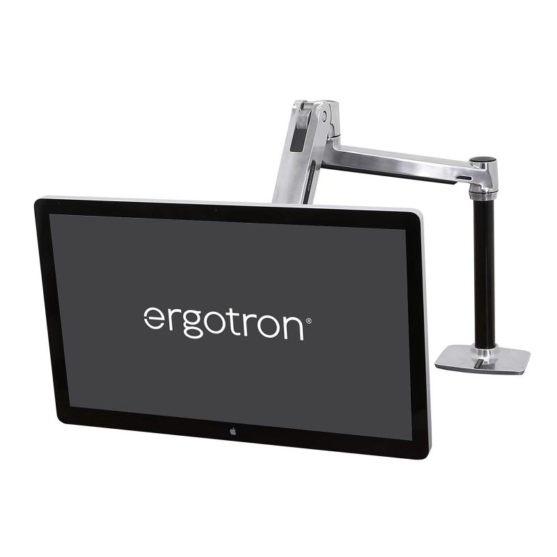 ERGOTRON エルゴトロン LX モニターアーム HD 座位・立位 デスクマウント シルバー 49インチ(6.4~13.6kg) まで VESA規格対応 45-384-026|パグハグ