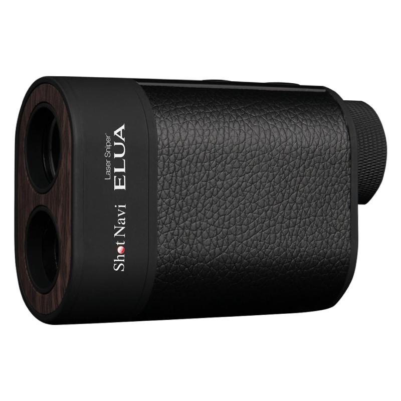 Shot Navi ゴルフレーザー距離計 Laser Sniper ELUA シリーズ/サブディスプレイ搭載 専用ケース付き 広視野LCDファインダー 高透過レンズ 6倍望遠 高低差測定ON/OFF 競技対応 充電式 防水IPX4 小型 軽量|パグハグ
