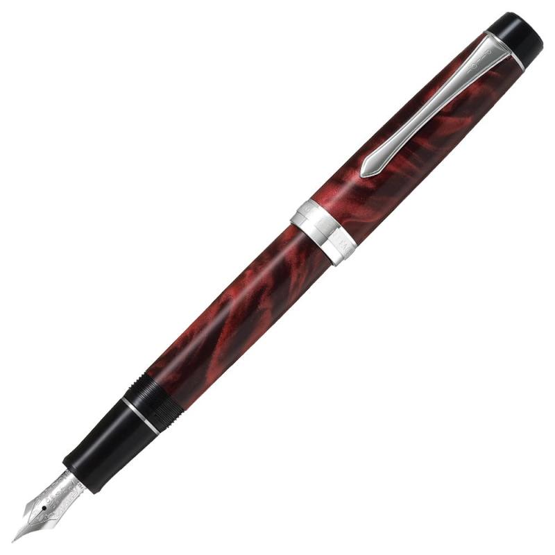 PILOT 筆 カスタムヘリテイジ SE F 罰金(細字) 大理石赤いこと 黒 FKVH3MRMARF 書きもの先14K 飛行士