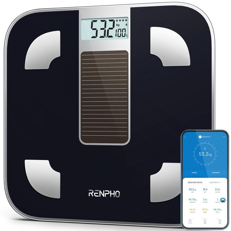 RENPHO レンフォ 体重計 ソーラー式