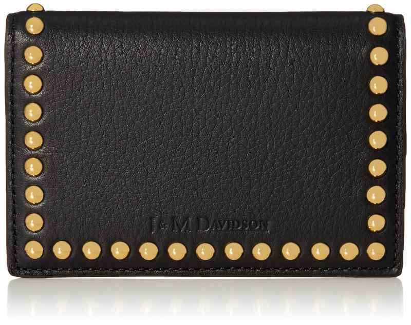[J&M DAVIDSON] 名刺入れ SBCC-1XX-SCXX BusinessCardCaseWithStuds レディース Black Free Size [並行輸入品]