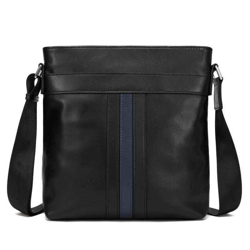 URBANWAYS ショルダーバッグ メンズ 本革 斜めがけ 縦型 メッセンジャーバッ 肩掛けカバン 多機能 9.7インチiPad収納可 防水 2way 通勤 通学 旅行 アウトドア｜パグハグ