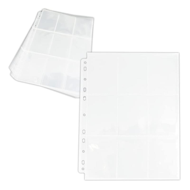 楽天市場】ポケットシート リフィル A4 9ポケット カードファイル 2穴