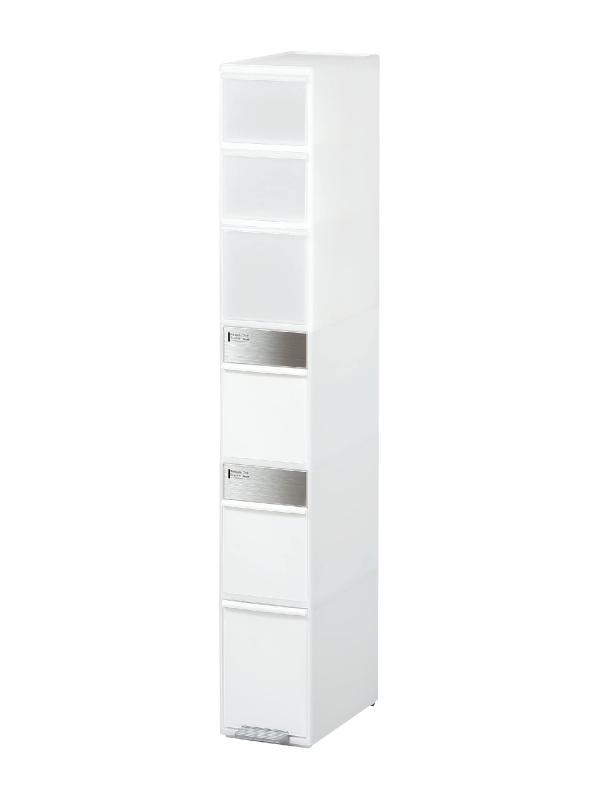 ライクイット (like-it) ペダル式ゴミ箱 分別スイングストッカーワイド 約幅25.5cm ホワイト 約55L 日本製 MSP-12BS120