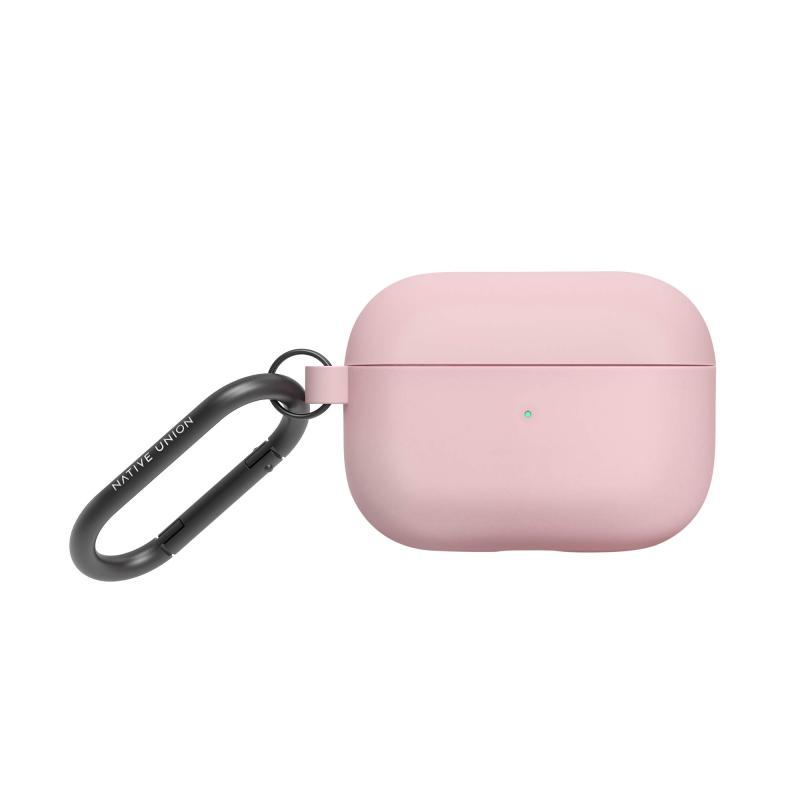 Native Union (ネイティブユニオン) Roam ケース AirPods Pro & Airpods Pro 2対応 - マットリキッドシリコン製 軽量ケース - アルミクリップ付きでどこにでも取り付け可能 - 滑りにくいマット仕上