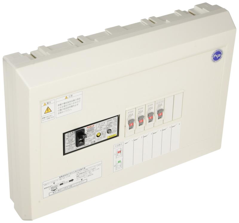 テンパール工業 横一列住宅用分電盤 扉なし 30A 1EX3/2EX1 YAG33042S
