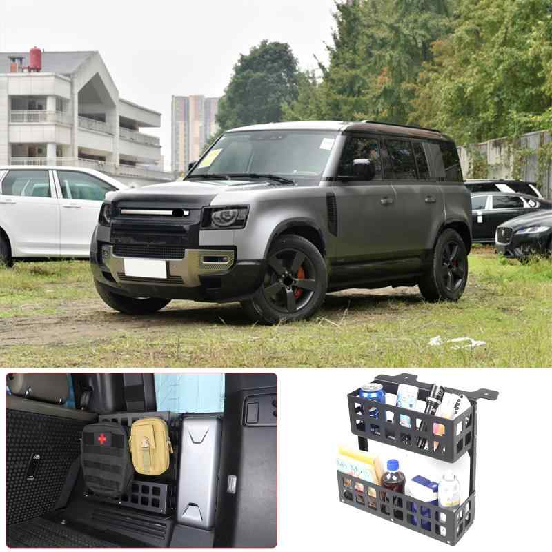 METYOUCAR ランドローバー ディフェンダー 110 2020~2024に適用 収納ボックス 収納スタンド トランク収納スタンド アルミニウム合金素材 内装パーツ カーアクセサリー カスタム カー用品