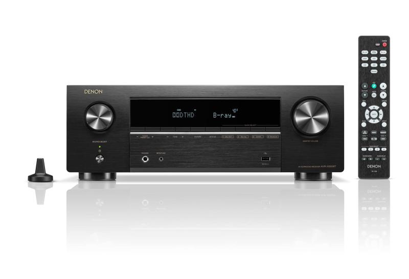 デノン Denon AVR-X580BT 5.2ch AVサラウンドレシーバー 8K Ultra HD、HDR10+、 eARC対応/ブラック AVR-X580BTK｜パグハグ 29,171円