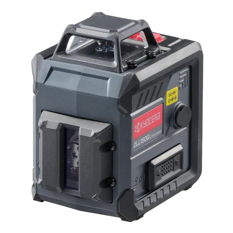 京セラ(Kyocera) 旧リョービ レーザー墨出器 DLL150G 4370510 ブラック 【ダイレクトグリーンレーザー採用で温度変化にも強く全周照射も実現】 照射機能 縦1・横全周 ライン精度±1.5mm/5m ライン幅2
