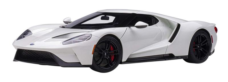 AUTOart 1/18 ジェラルド・r・フォード GT 2017 白いこと 切り上げる品
